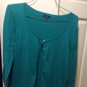 🍀XL, lightweight cardigan w 3/4 sleeves.